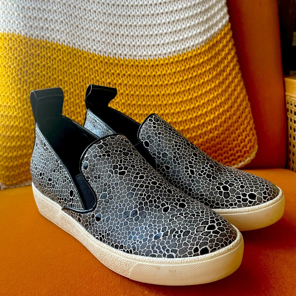 Shelly’s London Slip On Patterned Sneakers - Size 8